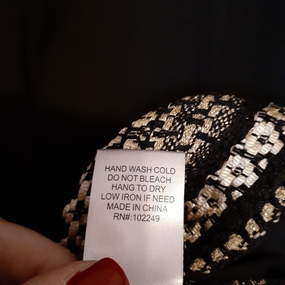 Skies Are Blue Dress, Size Split, Black. - Picture 6 of 6